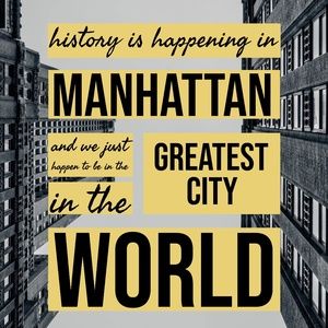 Hamilton "History is Happening" Musical Poster